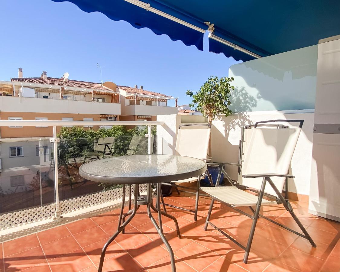 Escapada Familiar En Torrox Costa A 100M De La Playa, Vistas Al Mar Y Parking Gratis Apartment Bagian luar foto